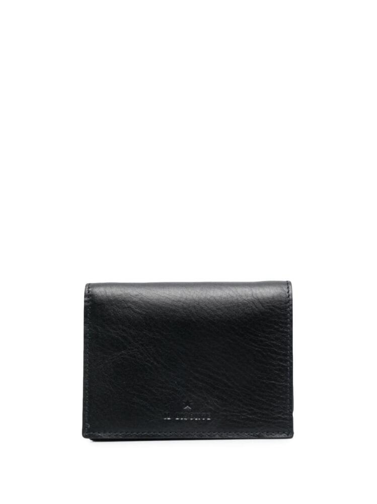 Il Bisonte flap slit-pocket small wallet - Black Cover