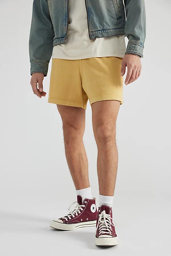 BDG Bonfire Volley Lounge Sweatshort in Bright Gold Cover