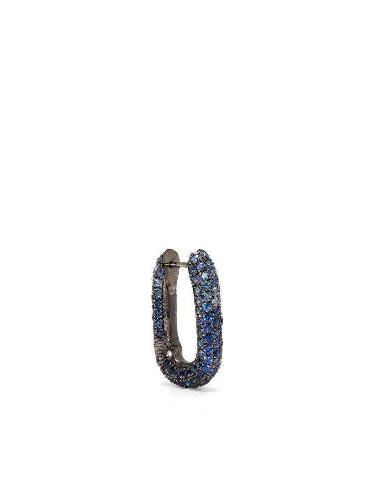 Selim Mouzannar Link sapphire single earring - Silver Cover