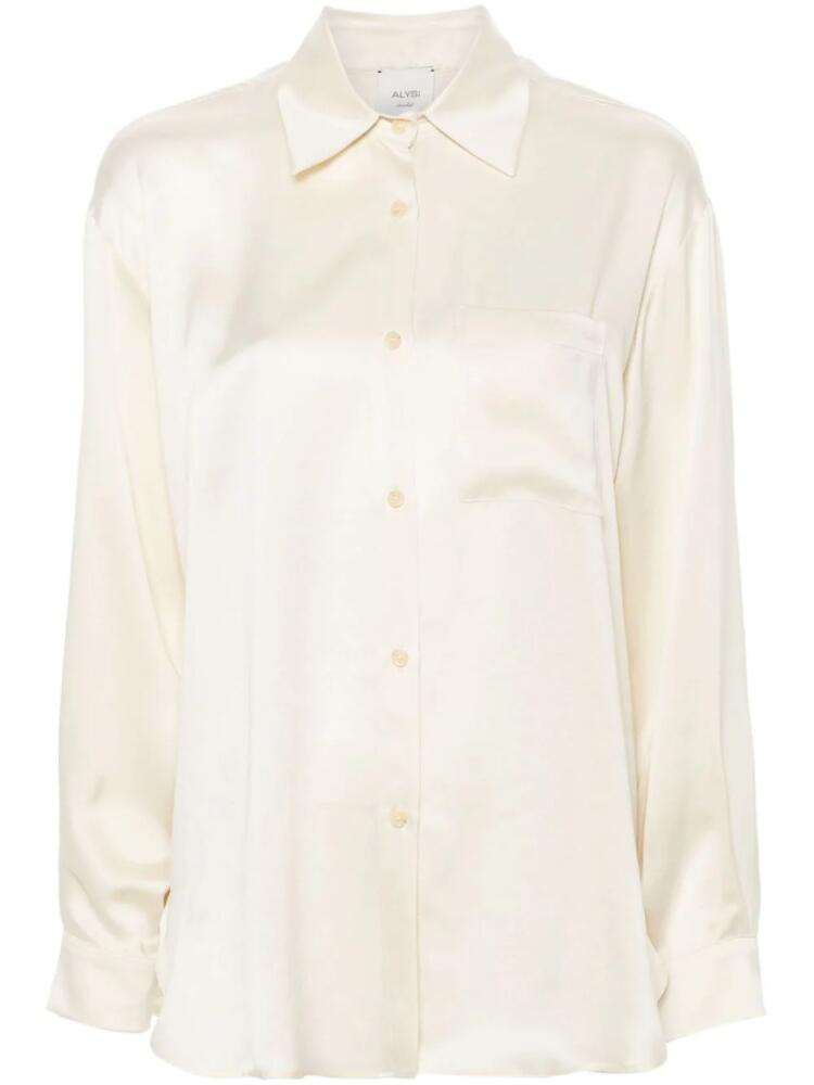 Alysi satin shirt - Neutrals Cover