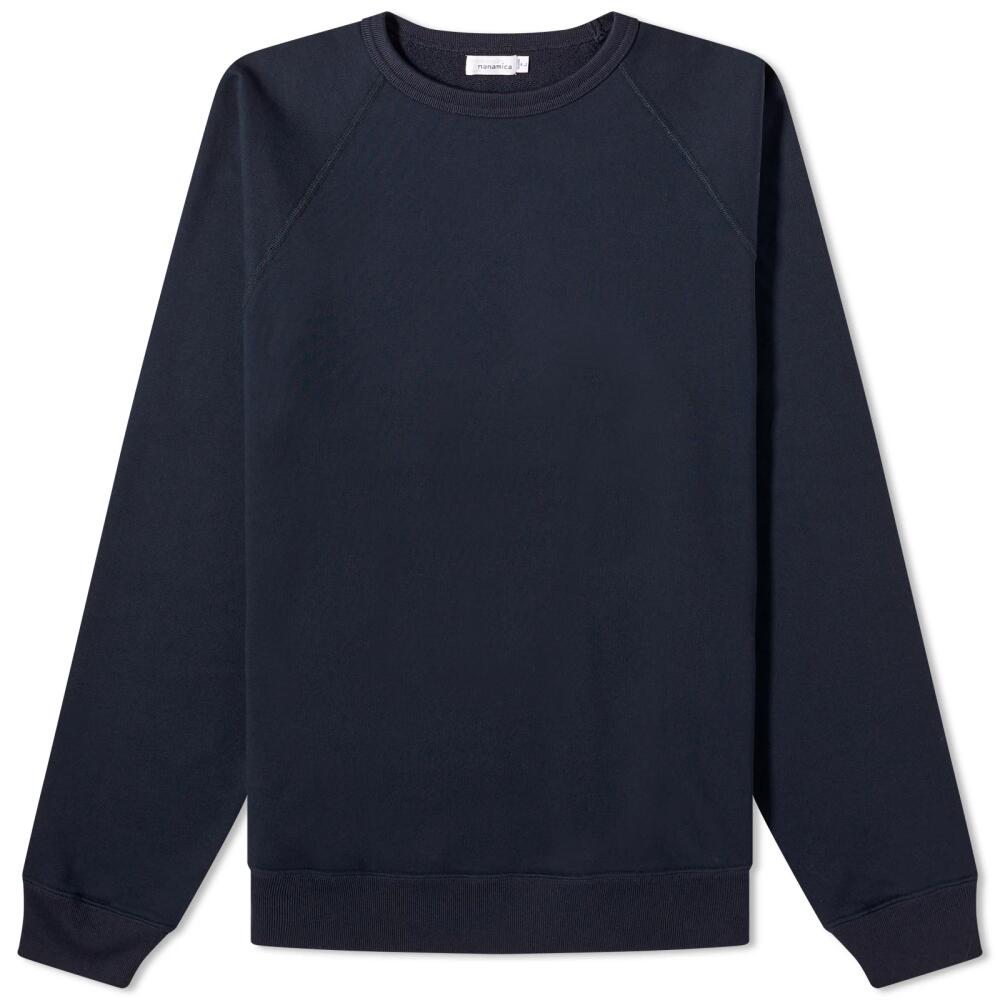 Nanamica Men's Crew Sweat in Dark Navy Cover