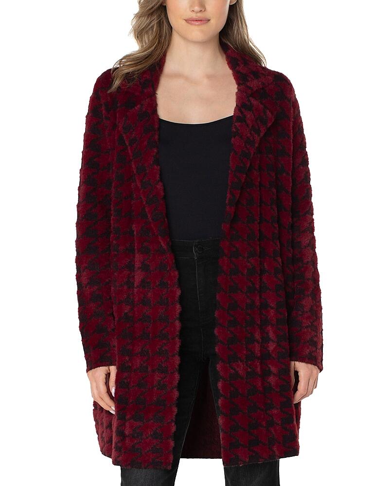 Liverpool Los Angeles Houndstooth Textured Open Front Cardigan Cover