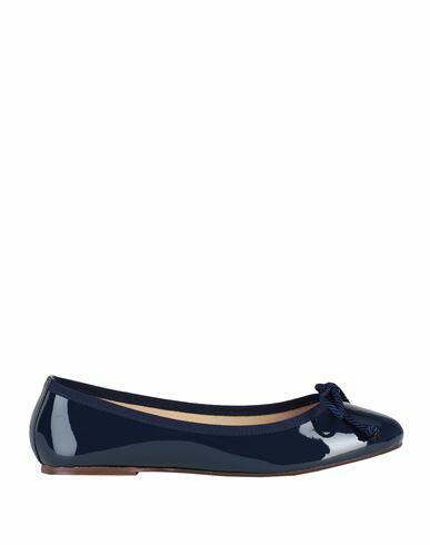 Ballerette Woman Ballet flats Navy blue Soft Leather Cover