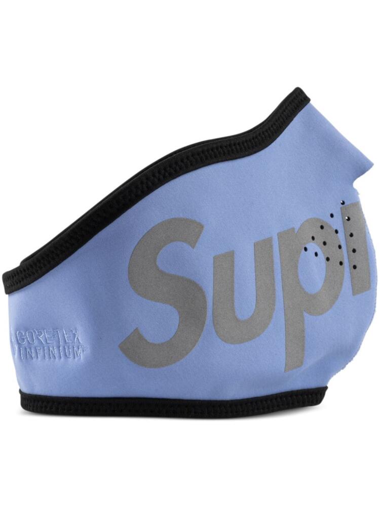 Supreme logo windstopper face mask - Blue Cover