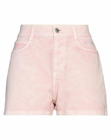 Stella Mccartney Woman Denim shorts Pink Cotton, Elastane Cover