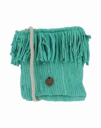 Mia Bag Woman Cross-body bag Turquoise Cotton Cover