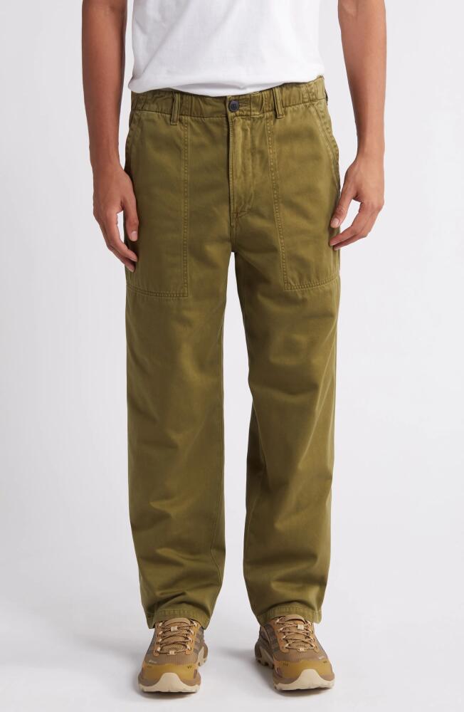 Citizens of Humanity Hayden Relaxed Fit Cotton Twill Utility Pants in Tea Leaf Cover