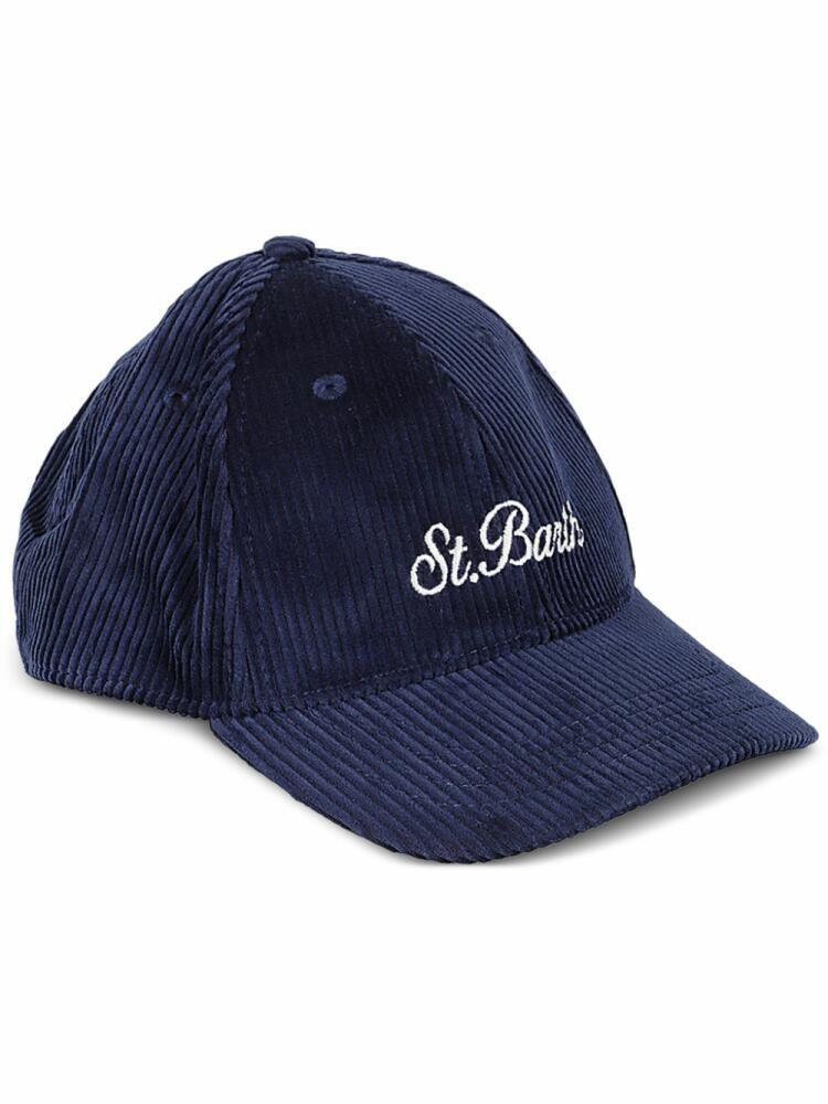 MC2 Saint Barth corduroy baseball cap - Blue Cover