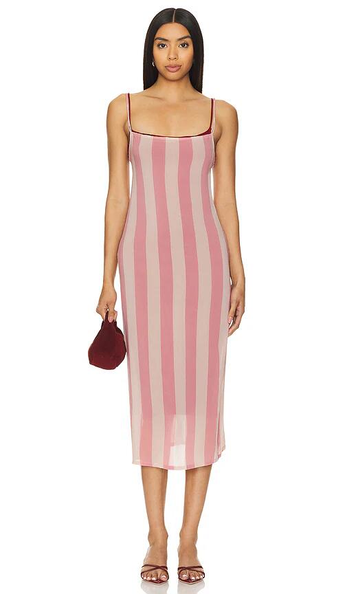 Belle The Label Amara Dress in Pink Cover