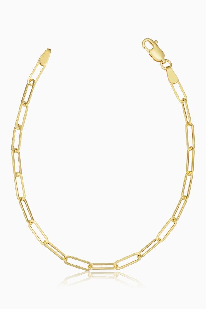 Oradina 14K Gold Venice Link Bracelet in Yellow Gold Cover