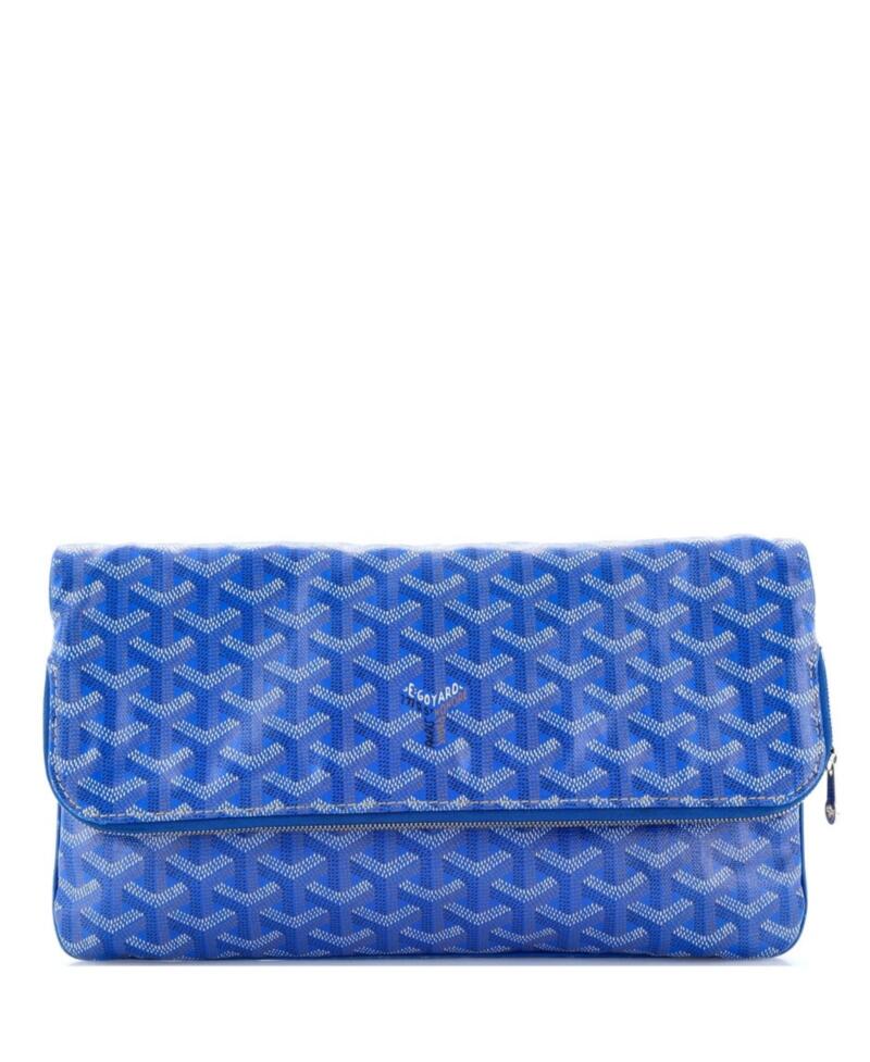 Pre-Owned Goyard Saint Marie Clutch Coated Canvas Cover