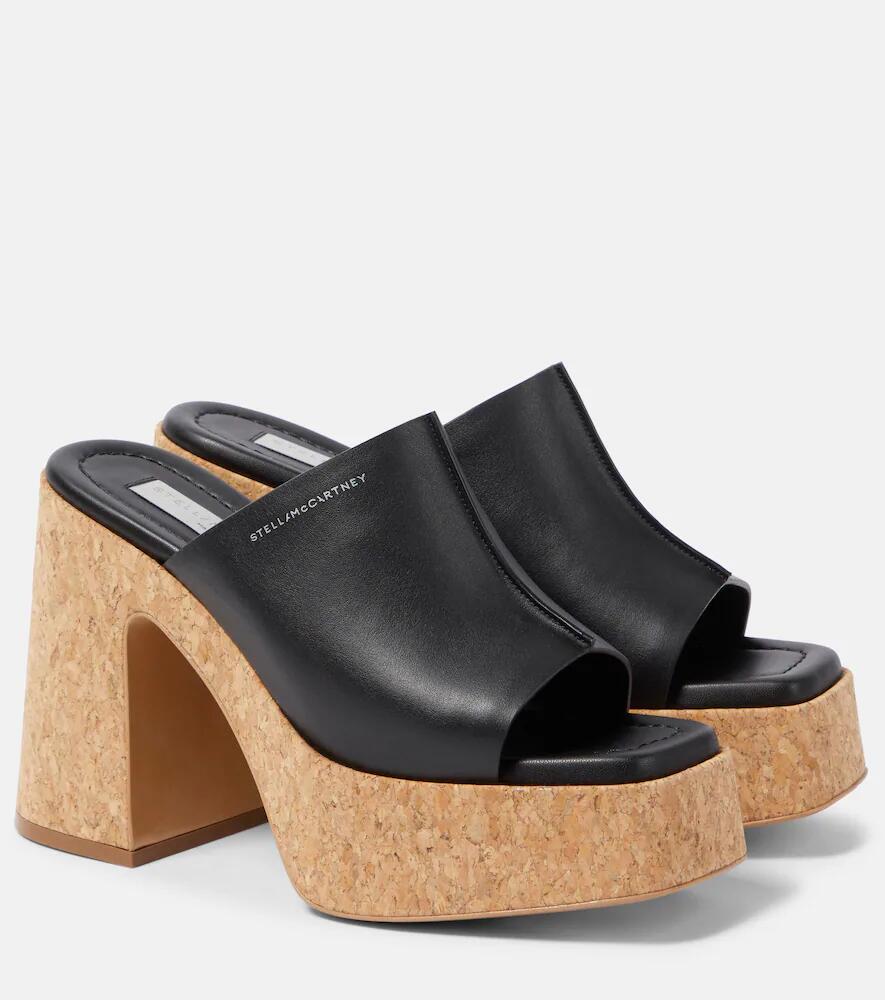 Stella McCartney Skyla faux leather platform mules Cover