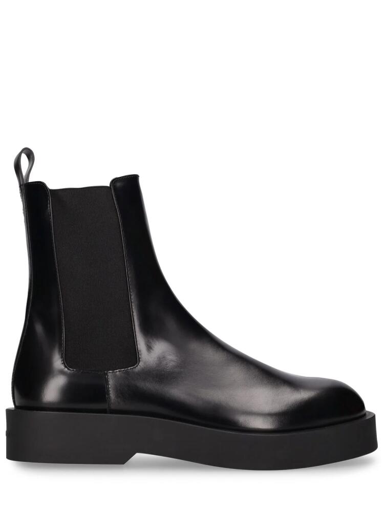 JIL SANDER Leather Chelsea Boots Cover