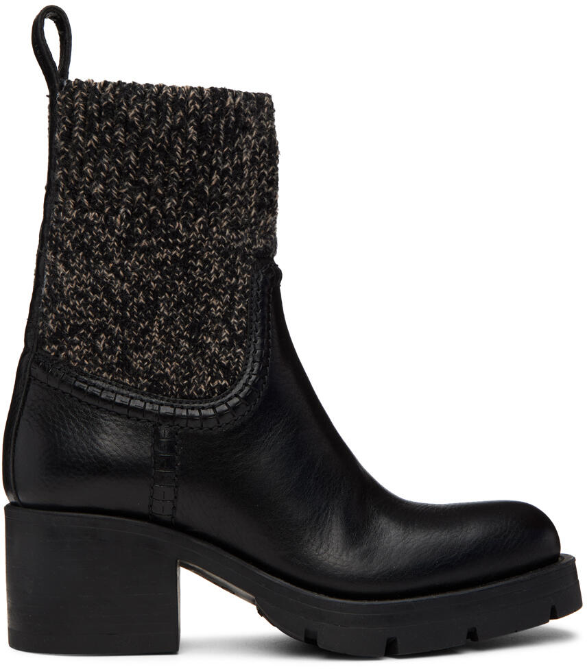 Chloé Black Neva Sock Boots Cover