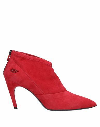 Roger Vivier Woman Ankle boots Brick red Soft Leather Cover