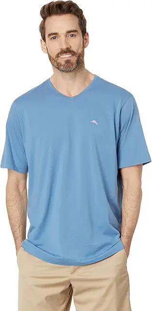 Tommy Bahama New Bali Skyline V-Neck T-Shirt (Buccaneer Blue) Men's Clothing Cover