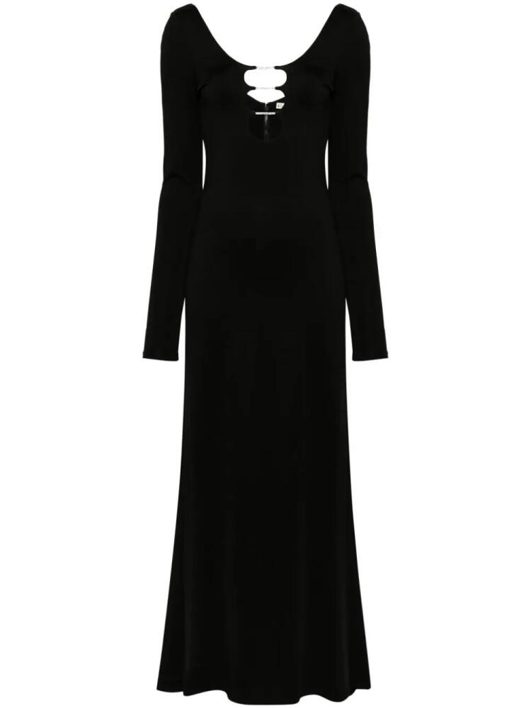 alice + olivia Kalena cut-out maxi dress - Black Cover