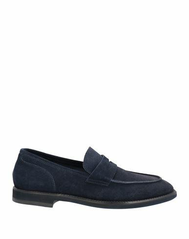 Seboy's Man Loafers Navy blue Leather Cover