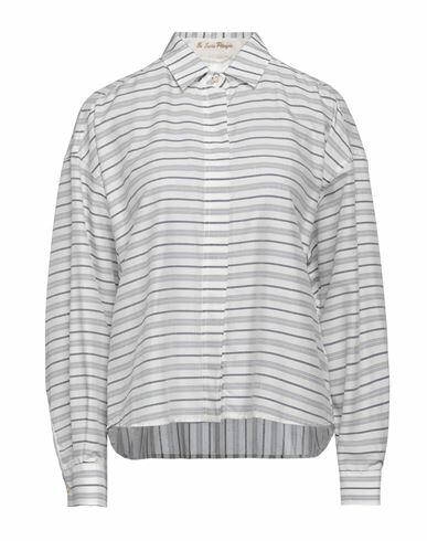 Le Sarte Pettegole Woman Shirt Light grey Tencel, Silk Cover