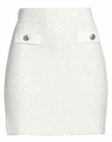 Simona Corsellini Woman Mini skirt Ivory Polyamide, Wool, Acrylic Cover