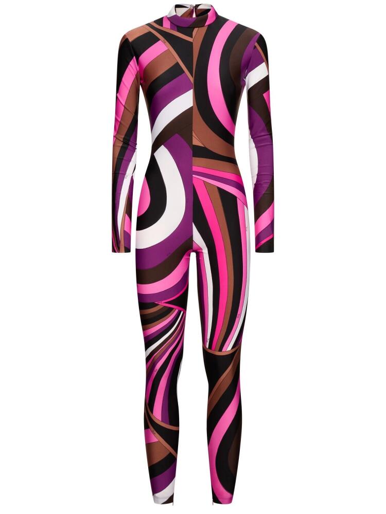 PUCCI Printed Lycra Jumpsuit Cover