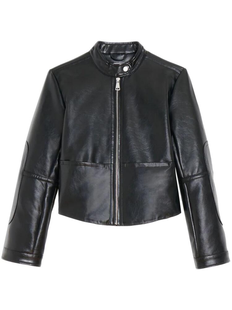 Apparis faux-leather jacket - Black Cover