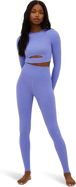 Beach Riot Piper Leggings (Periwinkle Waffle) Women's Clothing Cover