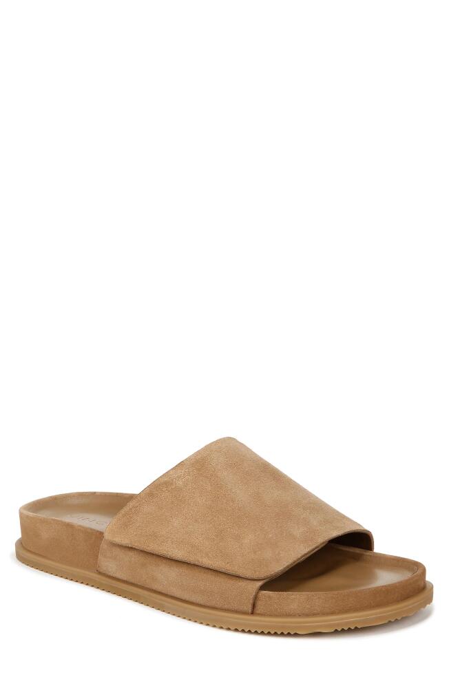 Vince Del Rey Slide Sandal in New Camel Cover