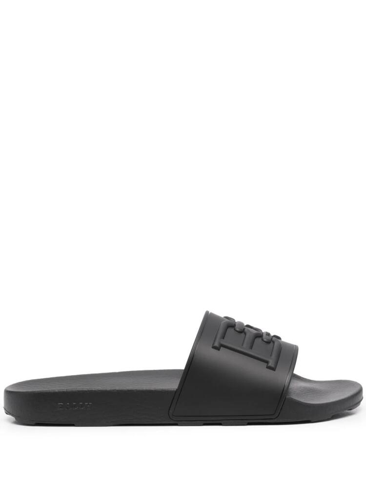 Bally embossed logo slides - Black Cover