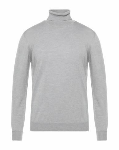 Ferrante Man Turtleneck Light grey Merino Wool Cover