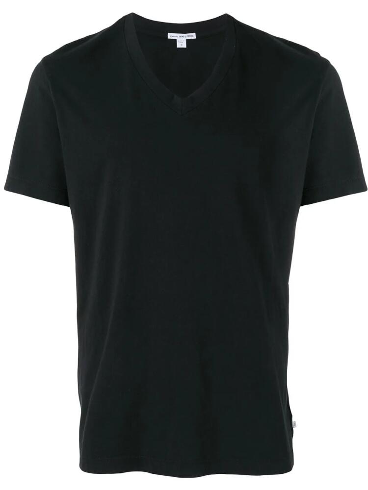 James Perse V-neck T-shirt - Black Cover