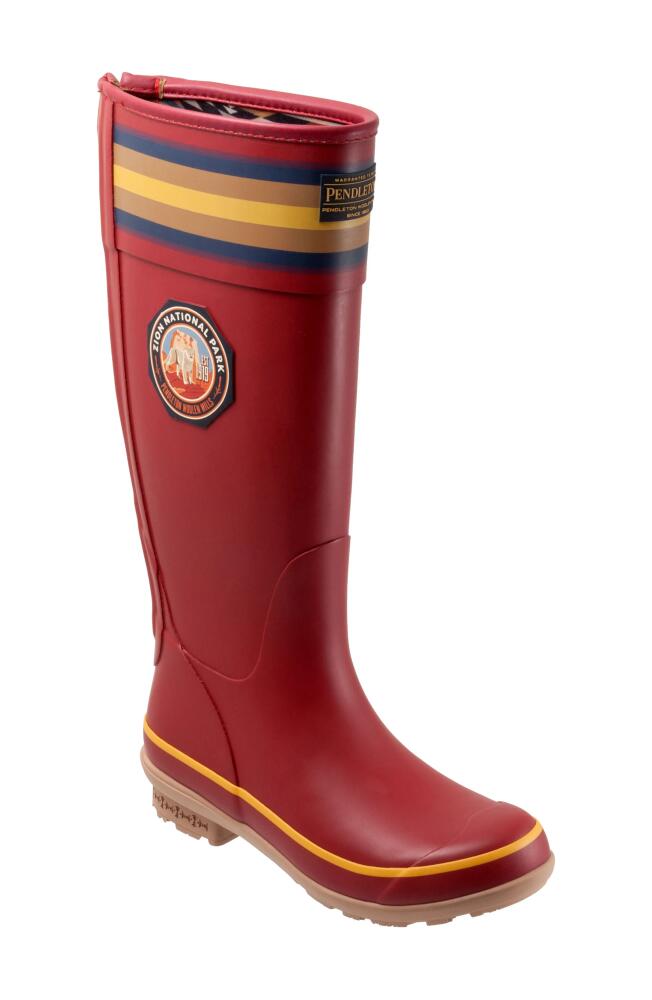 Pendleton Zion National Park Waterproof Tall Boot in Red Cover