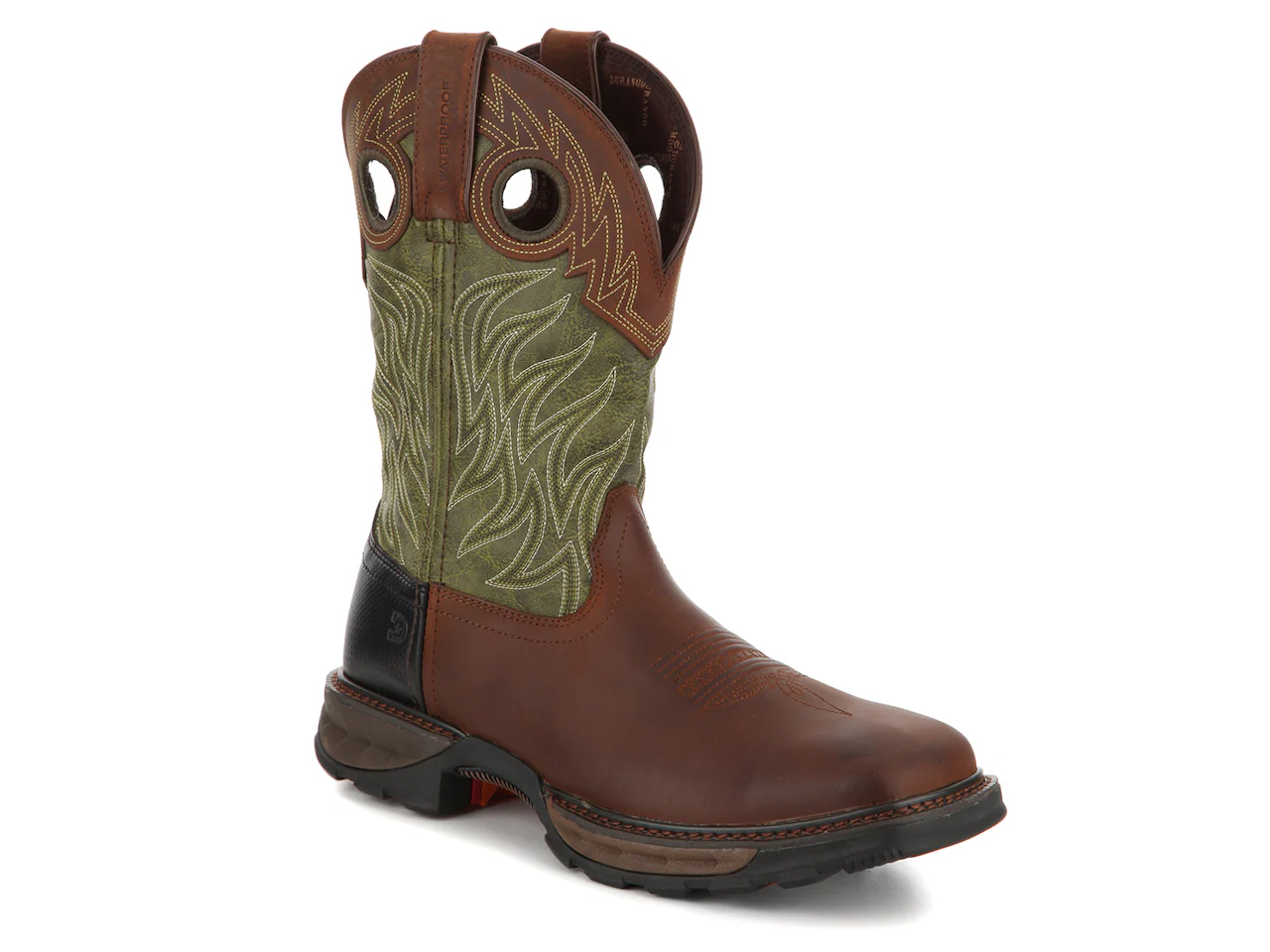 Durango Maverick XP Cowboy Boot | Men's | Green/Dark Brown Cover