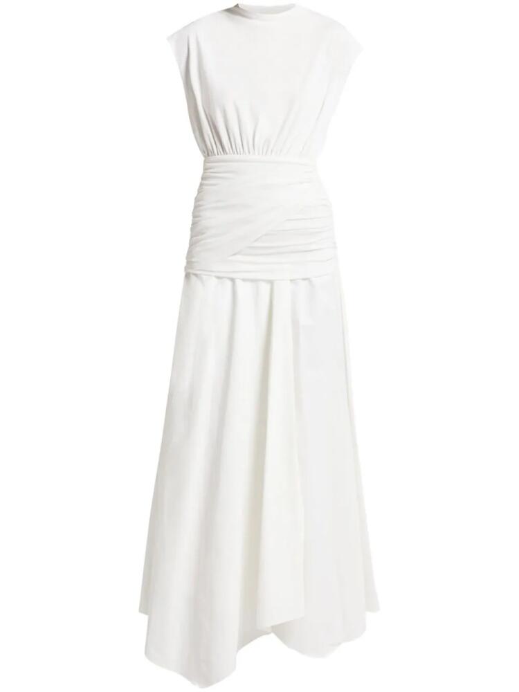 CHATS BY C.DAM Dian maxi dress - White Cover