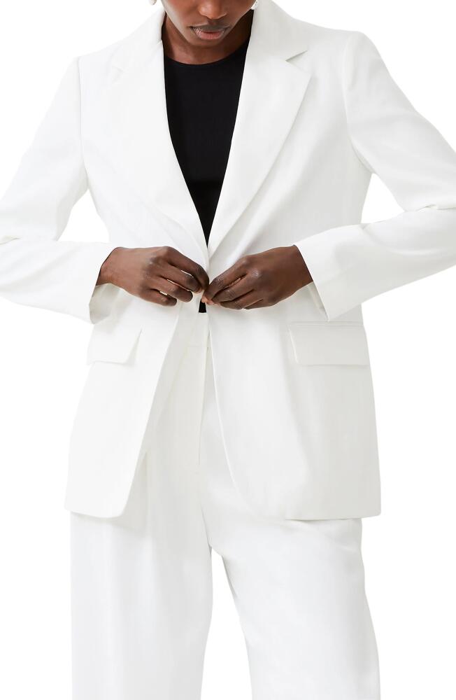 French Connection Harrie One-Button Blazer in Summer White Cover