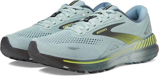 Brooks Men's Adrenaline GTS 23 (Cloud Blue/Goblin Blue/Lime) Men's Shoes Cover