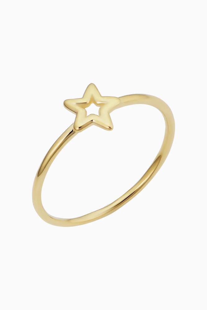 Oradina 14K Yellow Gold Star of the Show Ring Cover