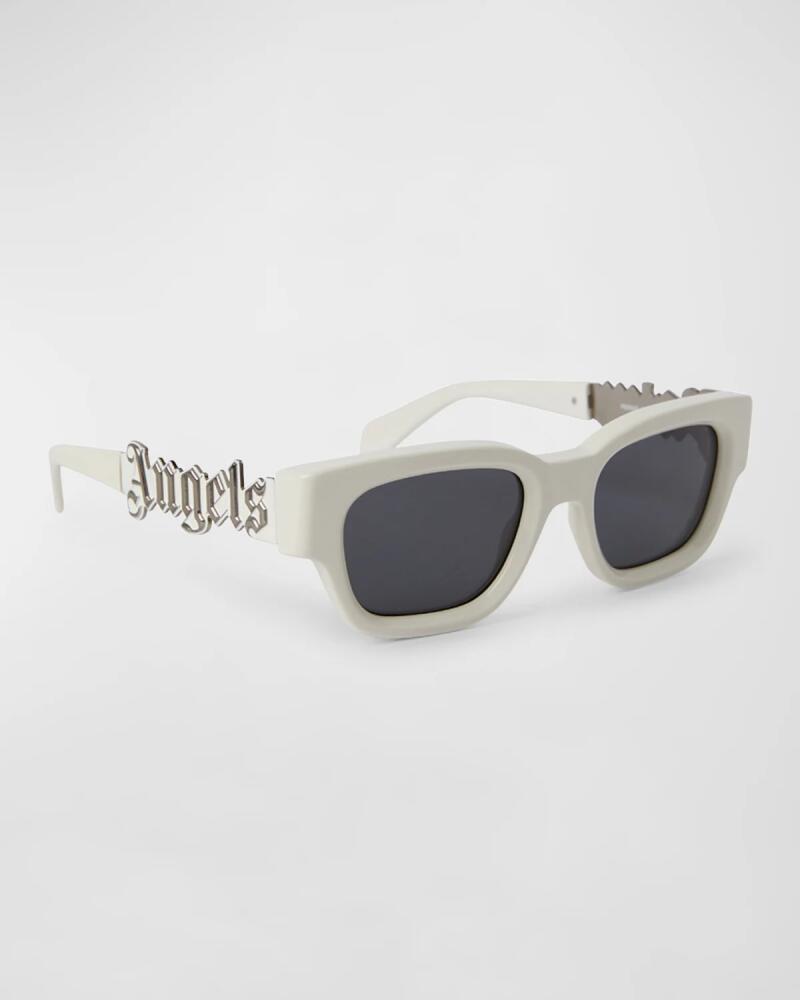 Palm Angels Men's Posey Acetate Square Sunglasses Cover