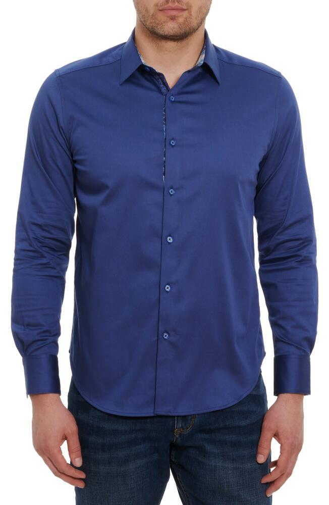 Robert Graham Righteous 2 Button-Up Shirt in Navy Cover