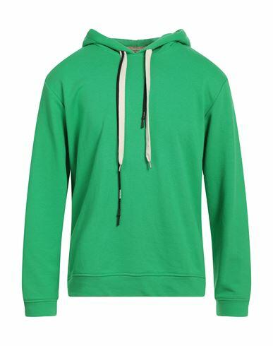 Imperial Man Sweatshirt Green Cotton, Polyester Cover