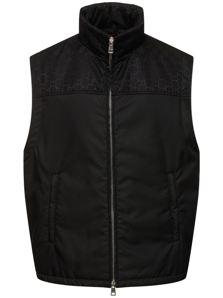 GUCCI Gg Details Nylon Vest Cover