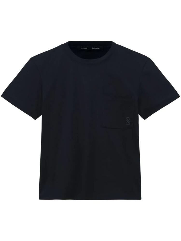 Proenza Schouler black eco-cotton Kira t-shirt Cover