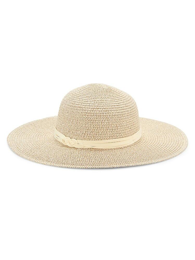 Vince Camuto Women's Band Trim Floppy Hat - Blush Cover