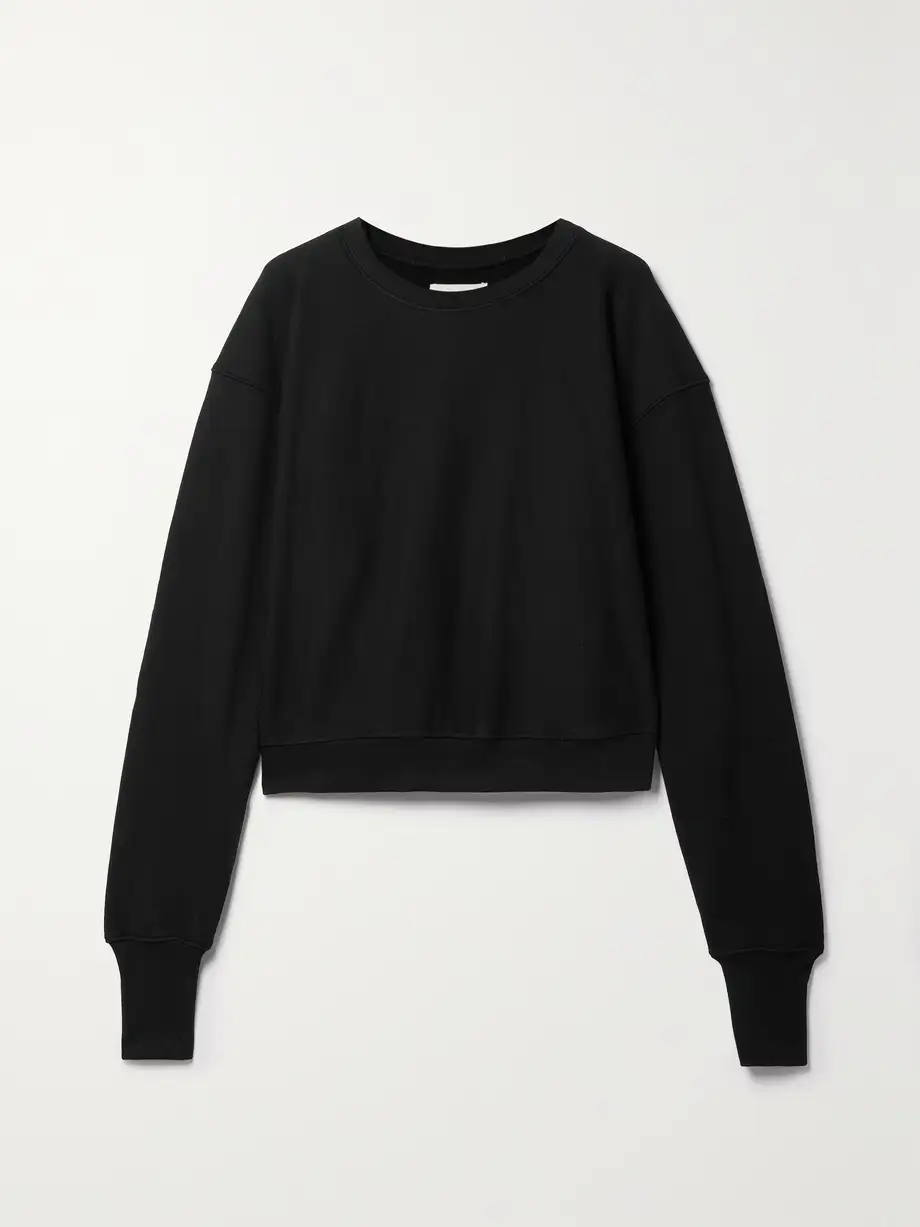 Les Tien - Ryder Cotton-jersey Sweatshirt - Black Cover