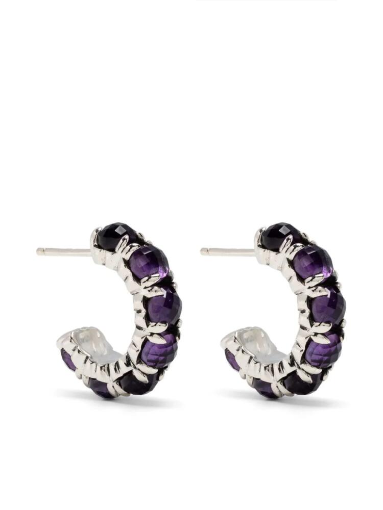 Stolen Girlfriends Club Halo cluster-design earrings - Purple Cover