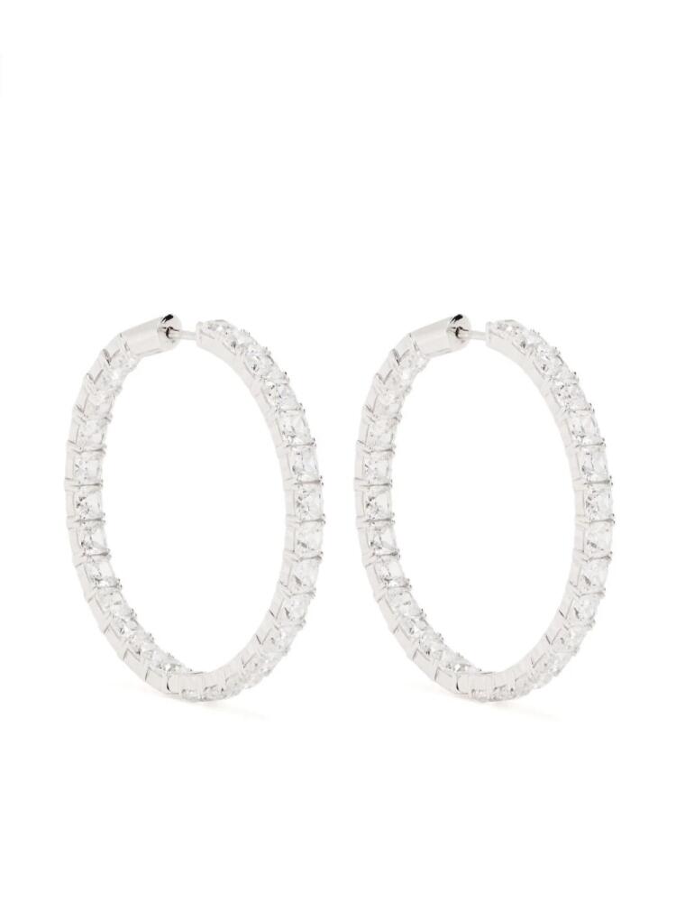 APM Monaco large Square hoop earrings - Silver Cover