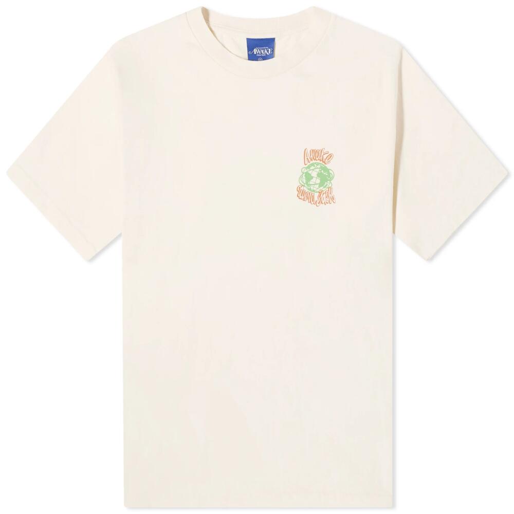 Awake NY Men's Crawford T-Shirt in Off White Cover