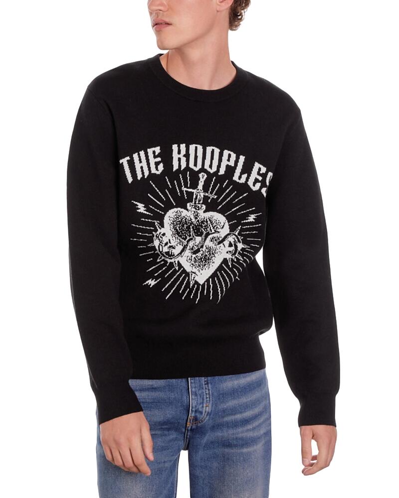 The Kooples Crewneck Graphic Sweater Cover