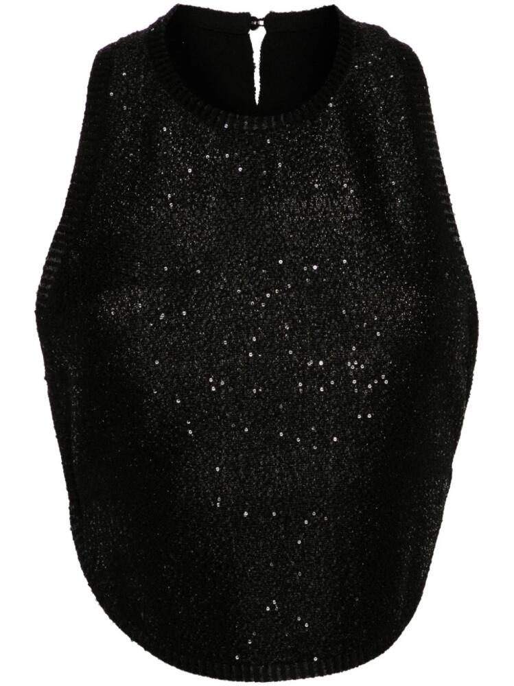 Philosophy Di Lorenzo Serafini sequinned tank top - Black Cover