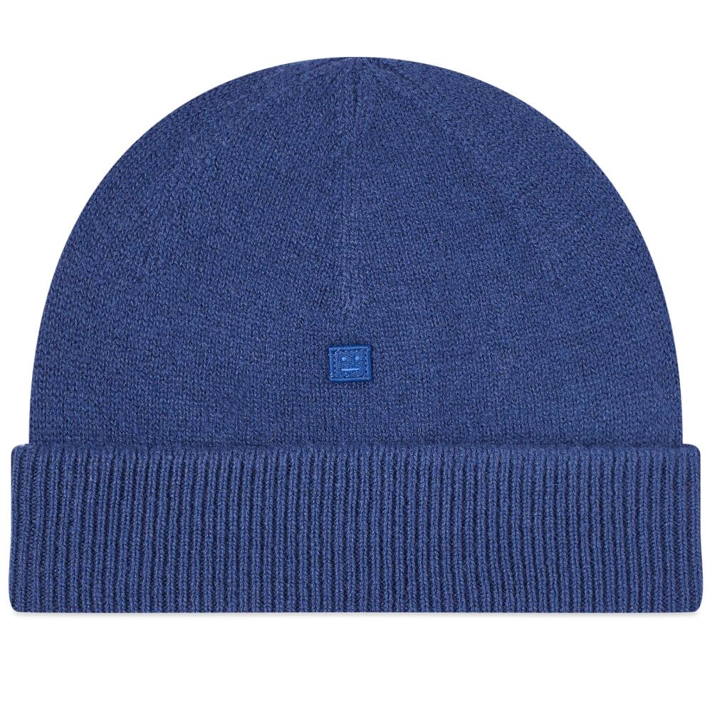 Acne Studios Kana Face Beanie in Ink Blue Cover